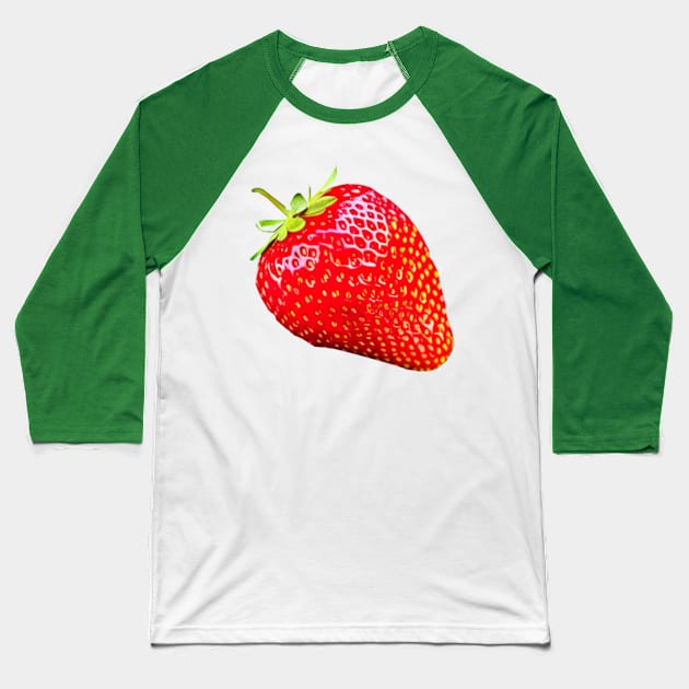 strawberry Baseball T-Shirt by ziemniak13